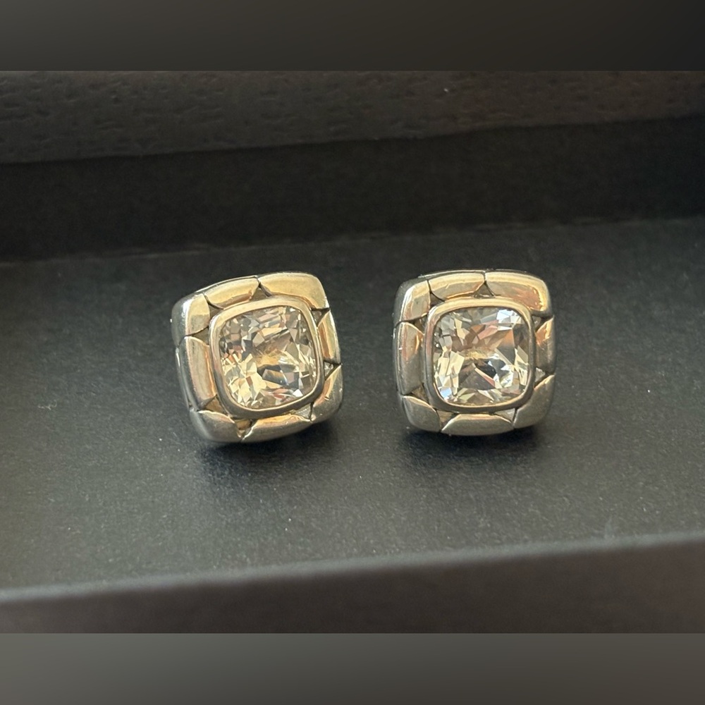 ❗️SALE❗️ ✨Pristine✨Batu Kali Elegant Silver Stud Earrings- John Hardy